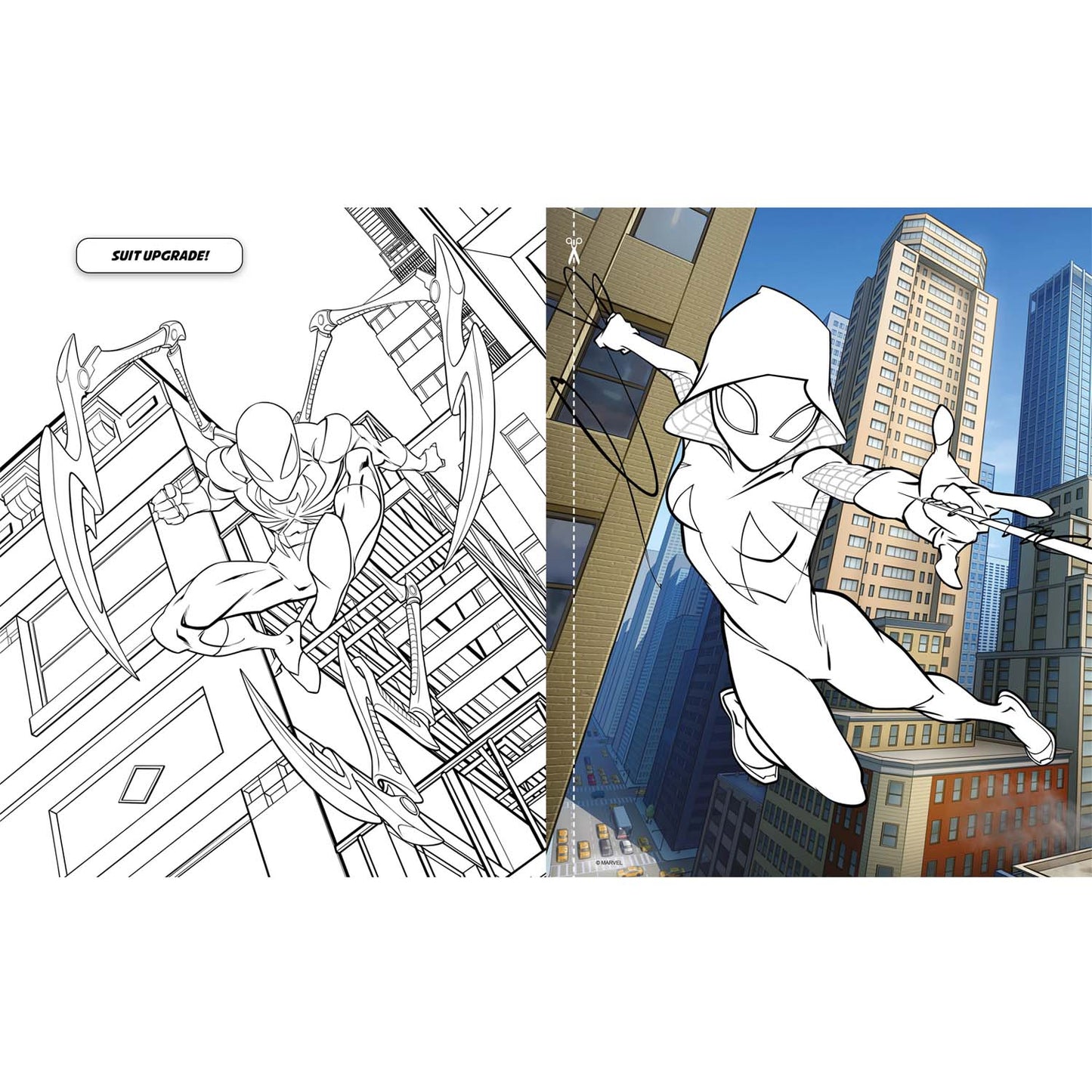 Marvel Spider-Man: 3-in-1 Colouring