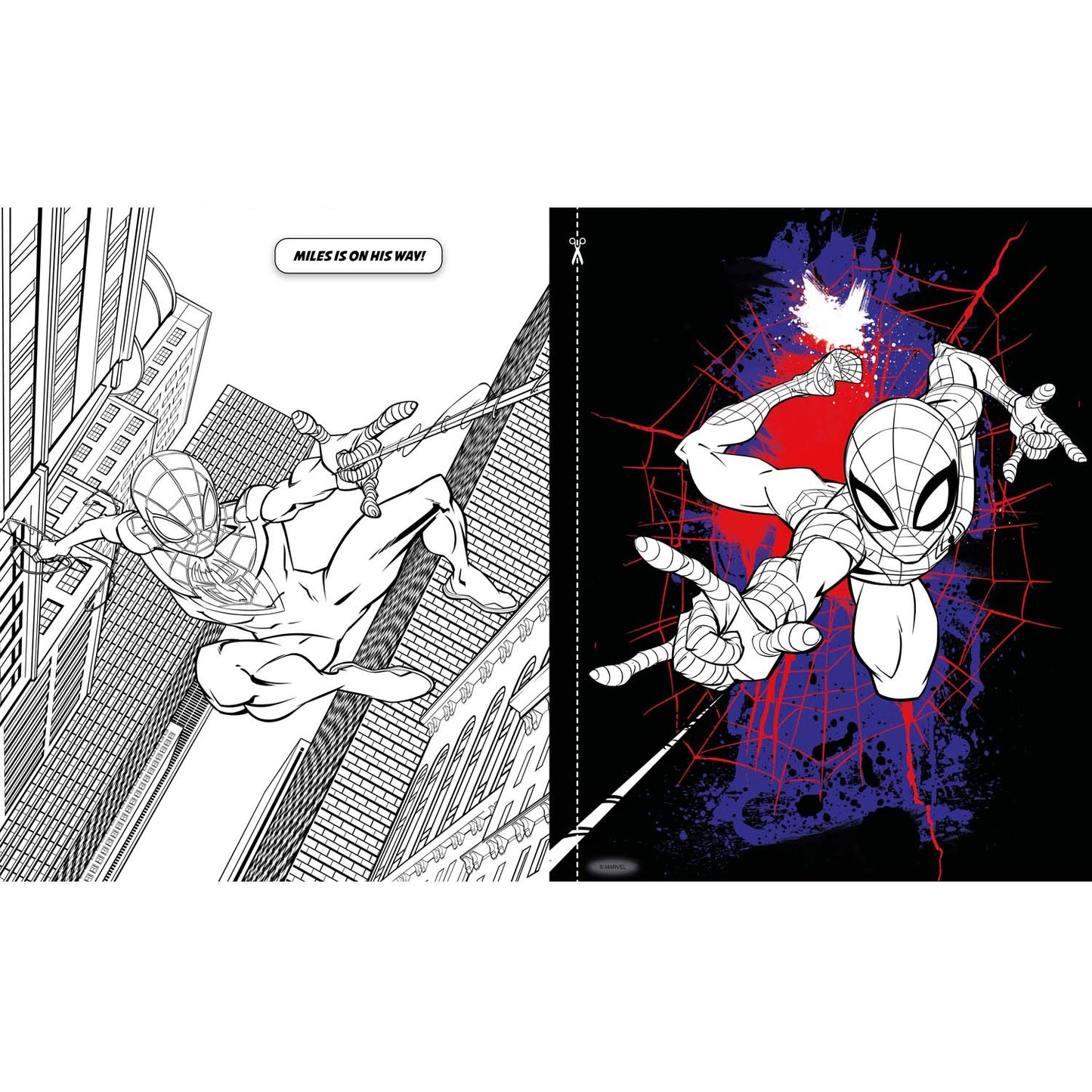 Marvel Spider-Man: 3-in-1 Colouring