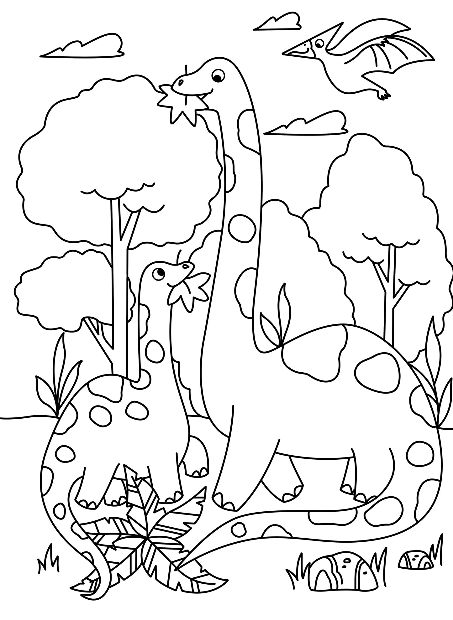 Dino Colouring