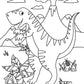 Dino Colouring