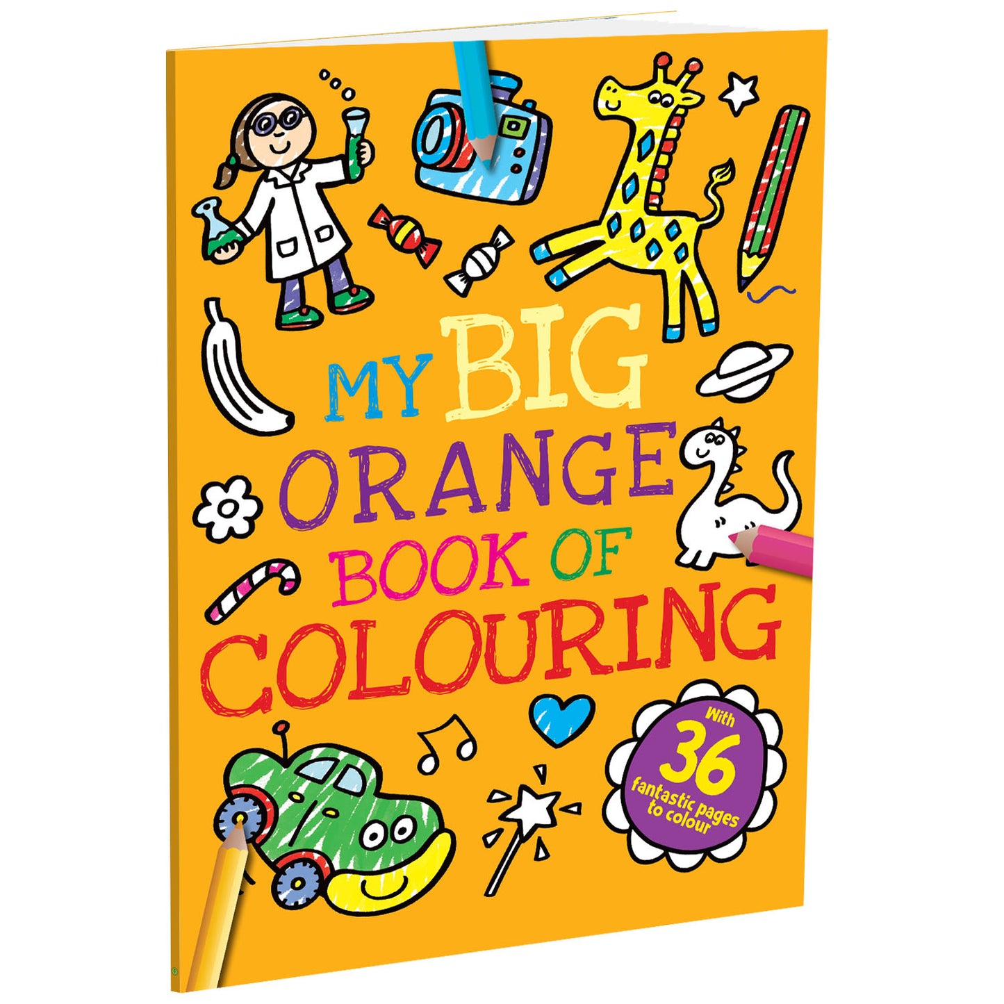 My Big Orange Book of Colouring| My Big Blue Book of Colouring | Colouring Book | Colouring Book for Kids | Creative Activities | Fine Motor Skills | Preschool Learning | Drawing Fun