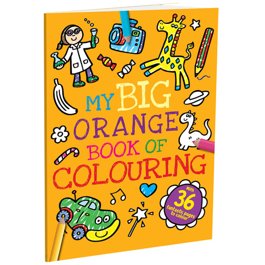 My Big Orange Book of Colouring| My Big Blue Book of Colouring | Colouring Book | Colouring Book for Kids | Creative Activities | Fine Motor Skills | Preschool Learning | Drawing Fun