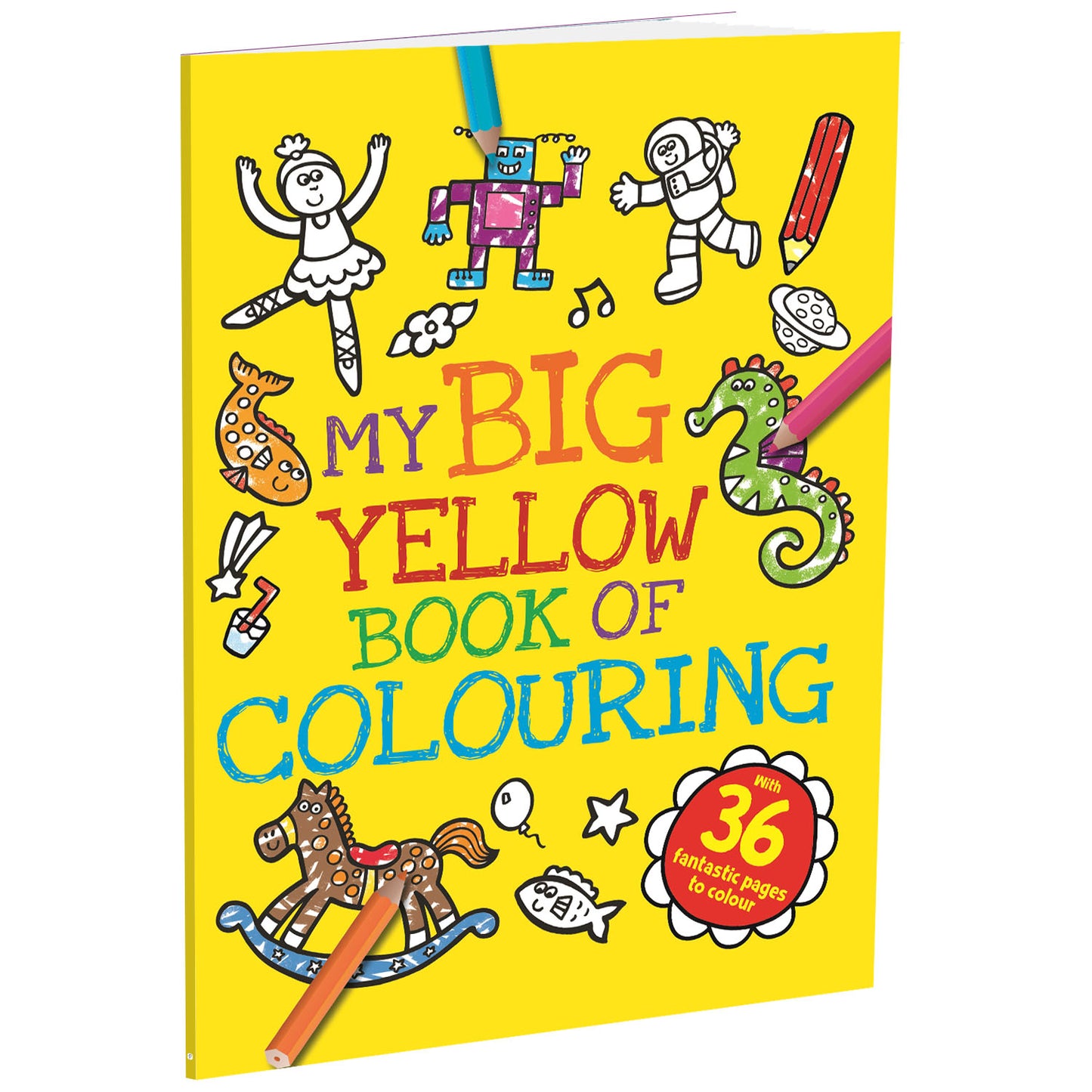 My Big Yellow Book of Colouring| My Big Blue Book of Colouring | Colouring Book | Colouring Book for Kids | Creative Activities | Fine Motor Skills | Preschool Learning | Drawing Fun