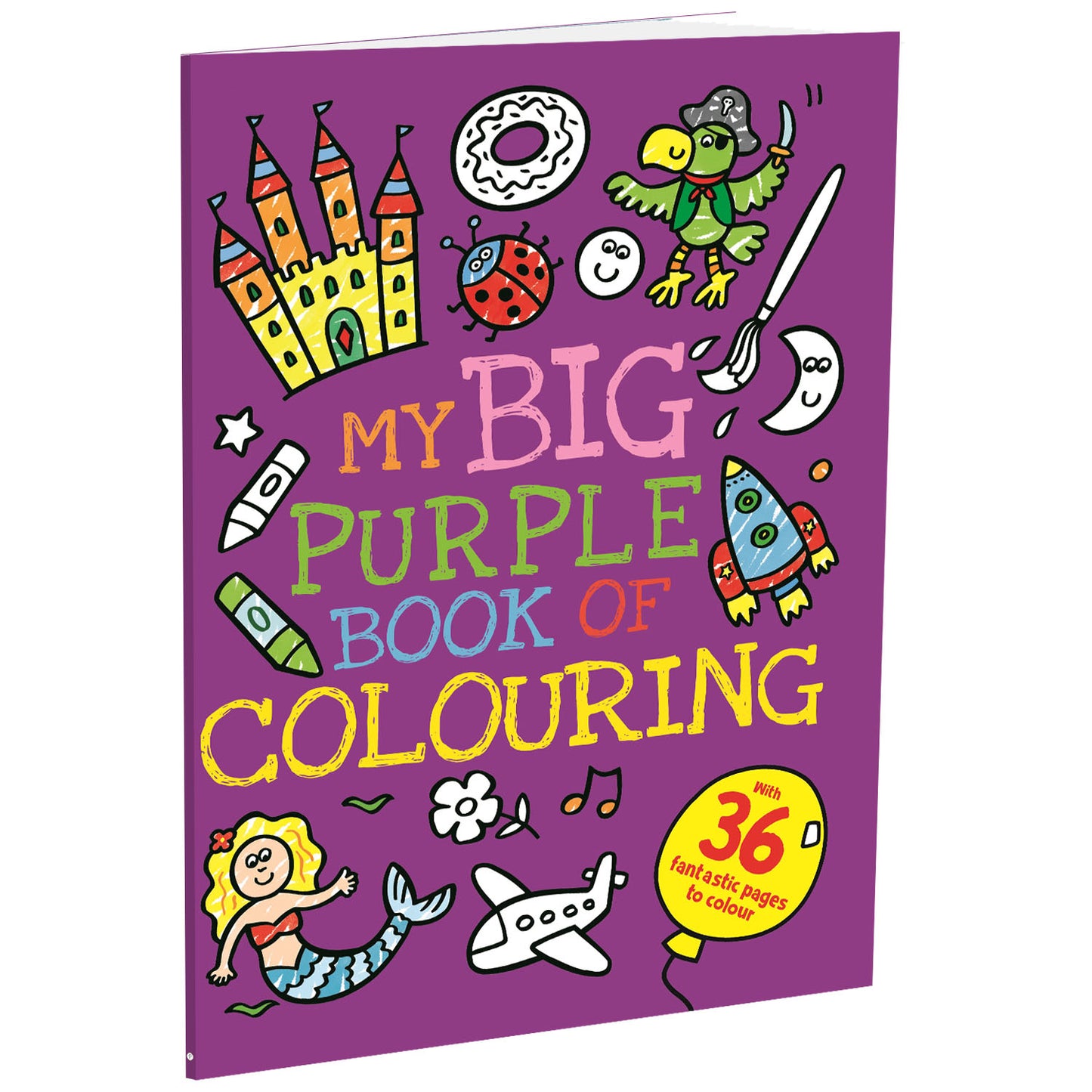 My Big Purple Book of Colouring| My Big Blue Book of Colouring | Colouring Book | Colouring Book for Kids | Creative Activities | Fine Motor Skills | Preschool Learning | Drawing Fun