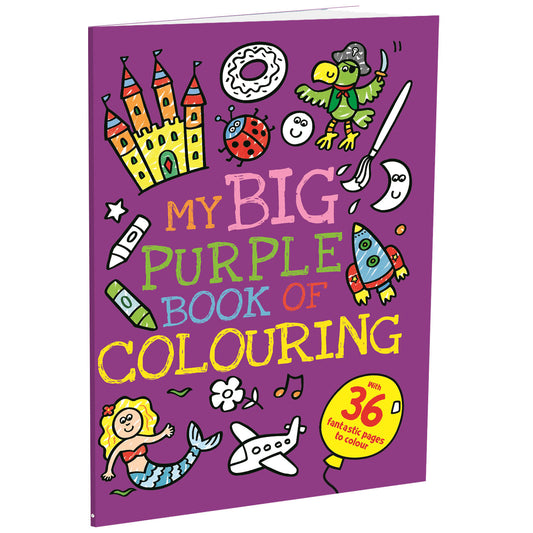 My Big Purple Book of Colouring| My Big Blue Book of Colouring | Colouring Book | Colouring Book for Kids | Creative Activities | Fine Motor Skills | Preschool Learning | Drawing Fun