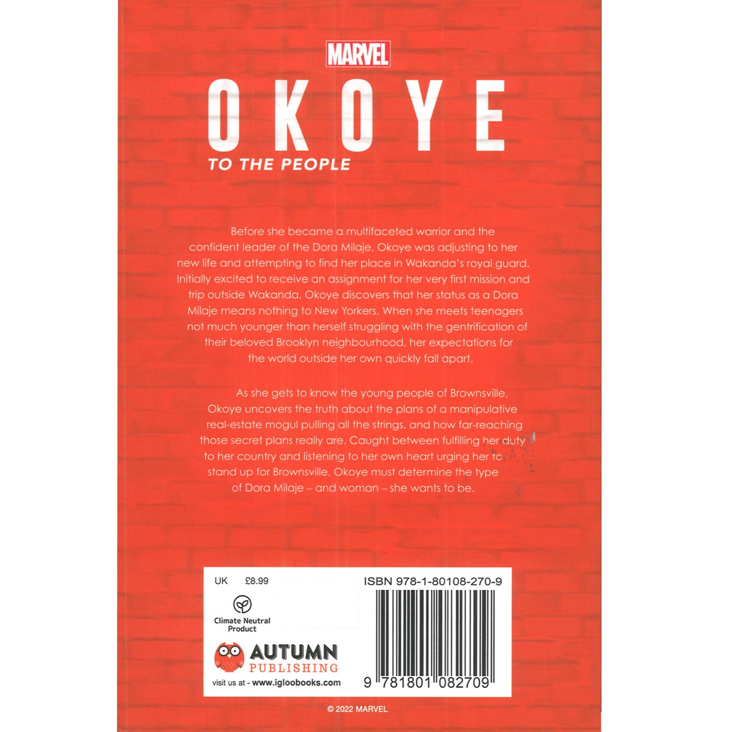 Marvel Okoye: To The People: A Black Panther Novel (Young Adult Fiction) Zoboi, Ibi