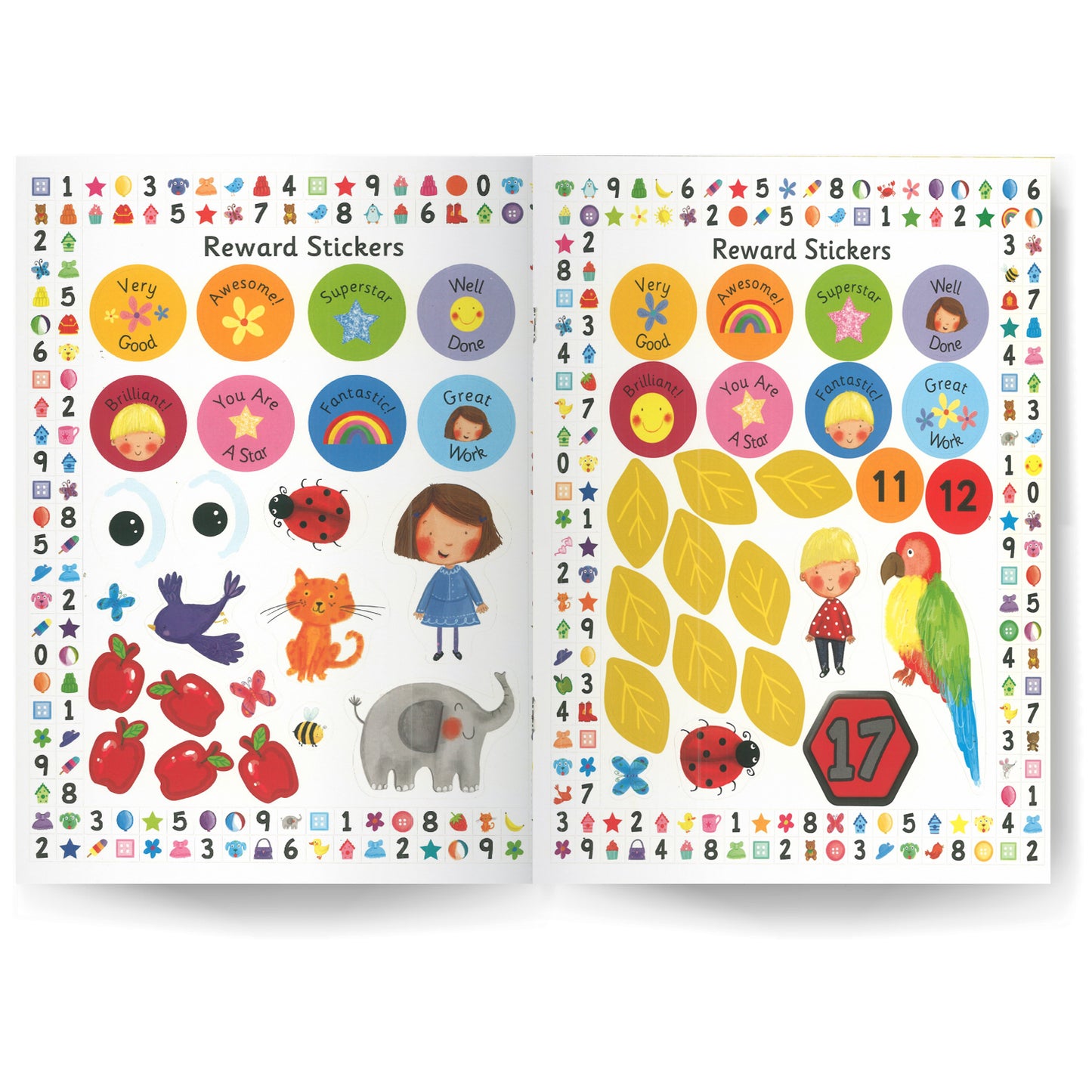 Preschool 123 Sticker Book | Fun Early Learning Activity Book for Kids | Numbers, Counting & Sticker Play | Interactive Educational Book for Ages 0-3