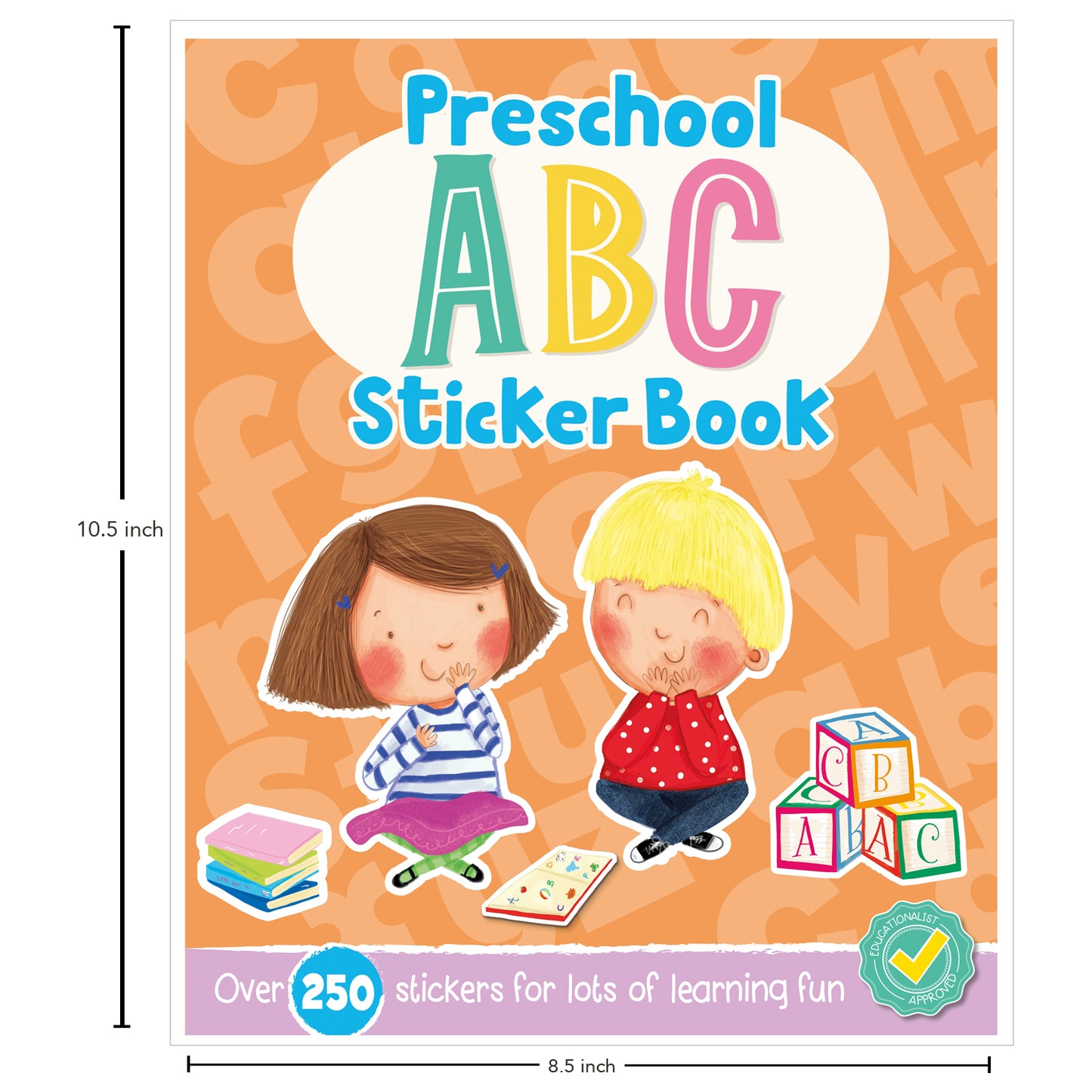 Preschool ABC Sticker Book | Fun Early Learning Activity Book for Kids | Letters, Phonics & Sticker Play | Interactive Educational Book for Ages 0-3