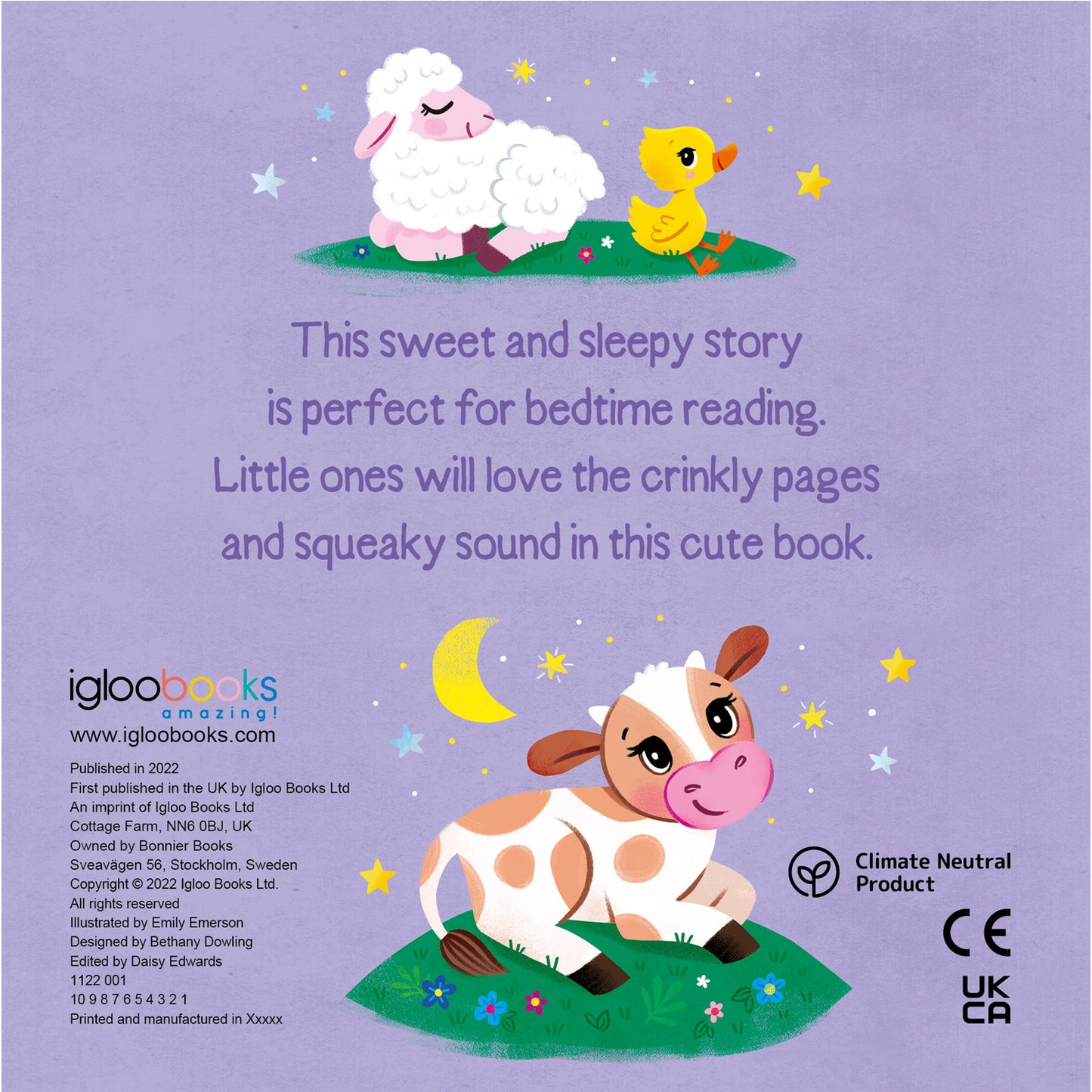 Night, Night, On The Farm (Super Cute Cloth Book) Igloo Books