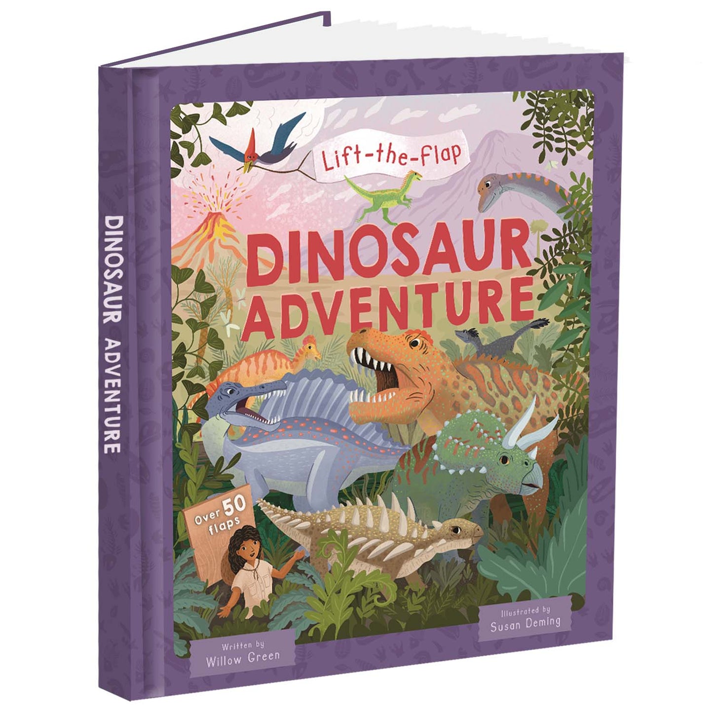 Lift-the-Flap Adventure Hunt: Dinosaur Adventure | Interactive Prehistoric Exploration Book for Kids | Discover Dinosaurs, Fun Facts & Fossils | Book for Ages 6-8