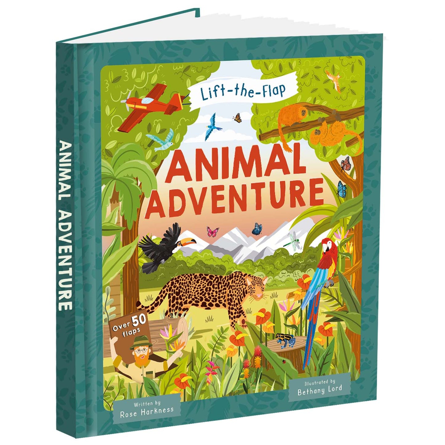 Lift-the-Flap Adventure Hunt: Animal Adventure | Interactive Exploration Book for Kids | Discover Wildlife, Fun Facts & Habitats | Educational Book for Ages 6-8