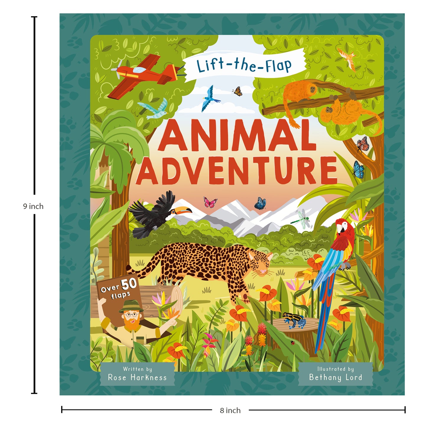Lift-the-Flap Adventure Hunt: Animal Adventure | Interactive Exploration Book for Kids | Discover Wildlife, Fun Facts & Habitats | Educational Book for Ages 6-8