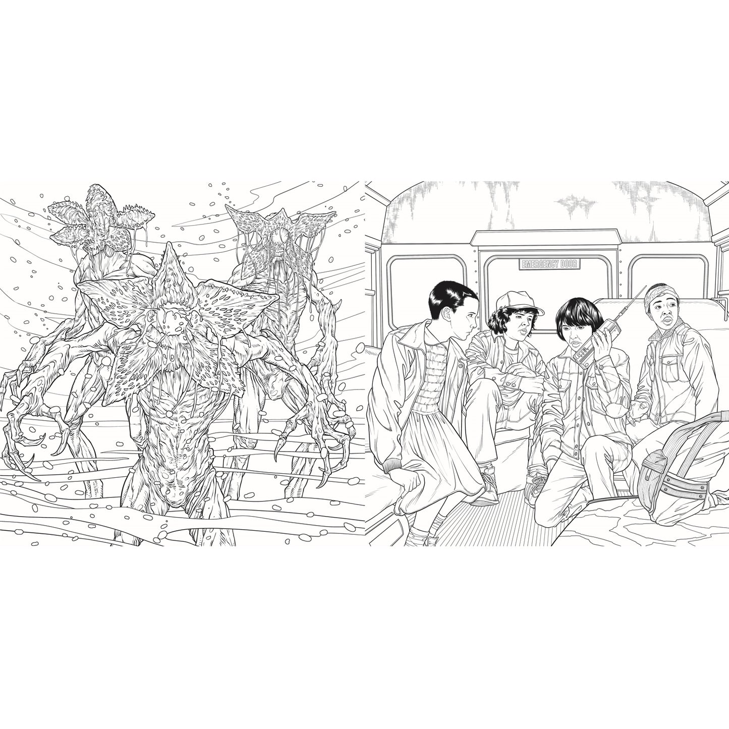 Stranger Things: The Unofficial Colouring Book Parragon