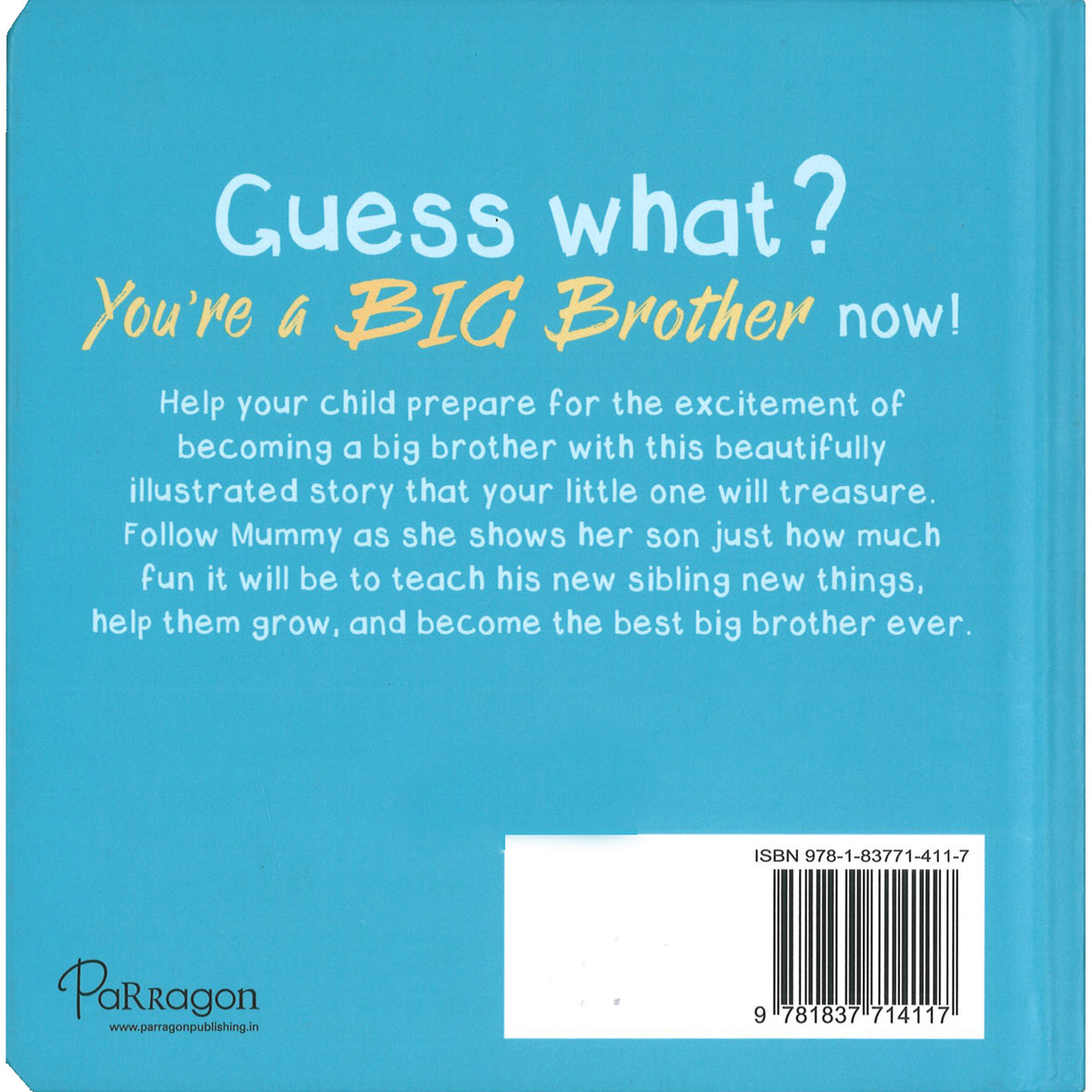 You're a Big Brother Early Learning Book Parragon