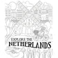 Travel Posters Colouring Book set for Kids, Colour your famous places