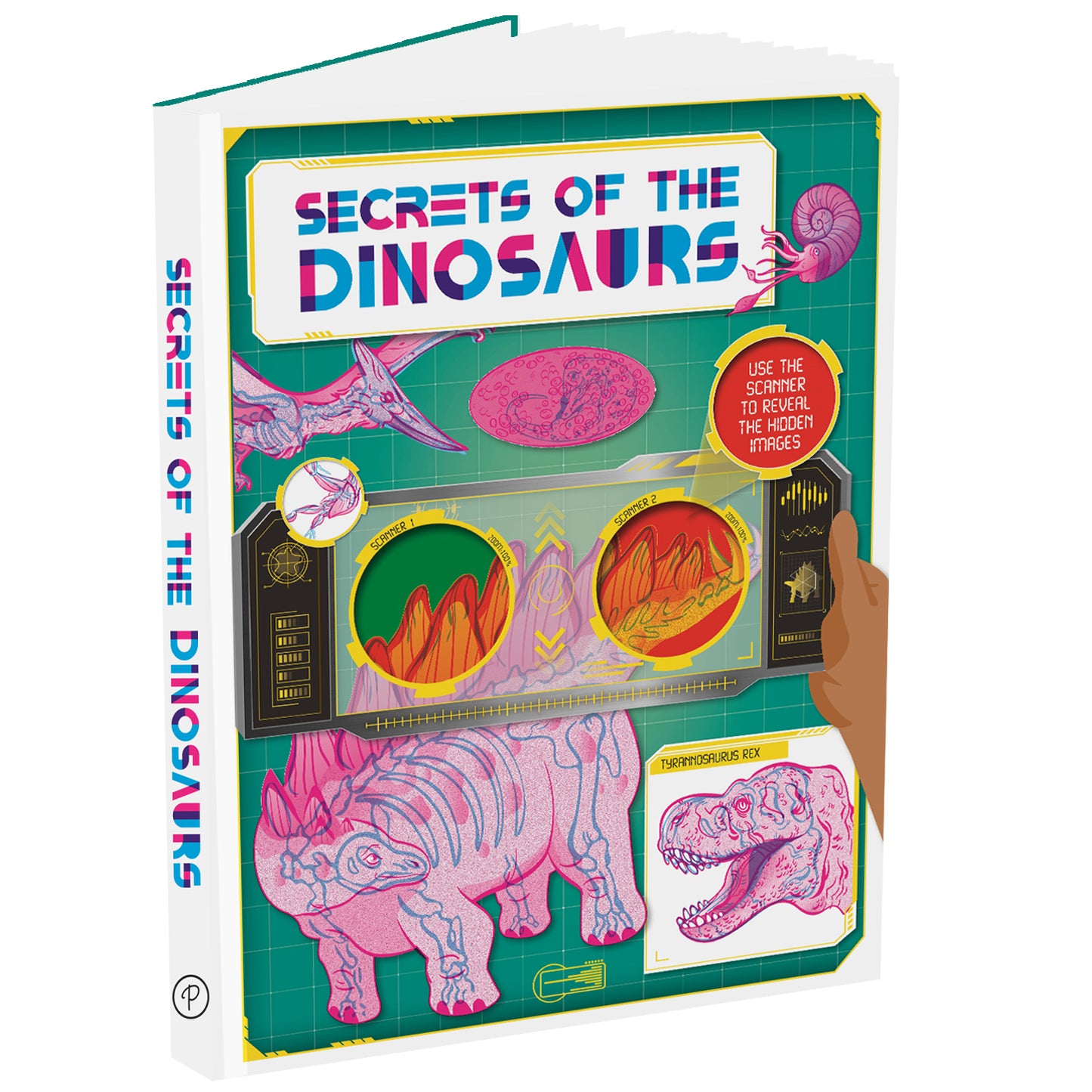Secrets of the Dinosaurs | Reference book | Interactive book | Book with scanner | Activity book about Dinosaurs Parragon