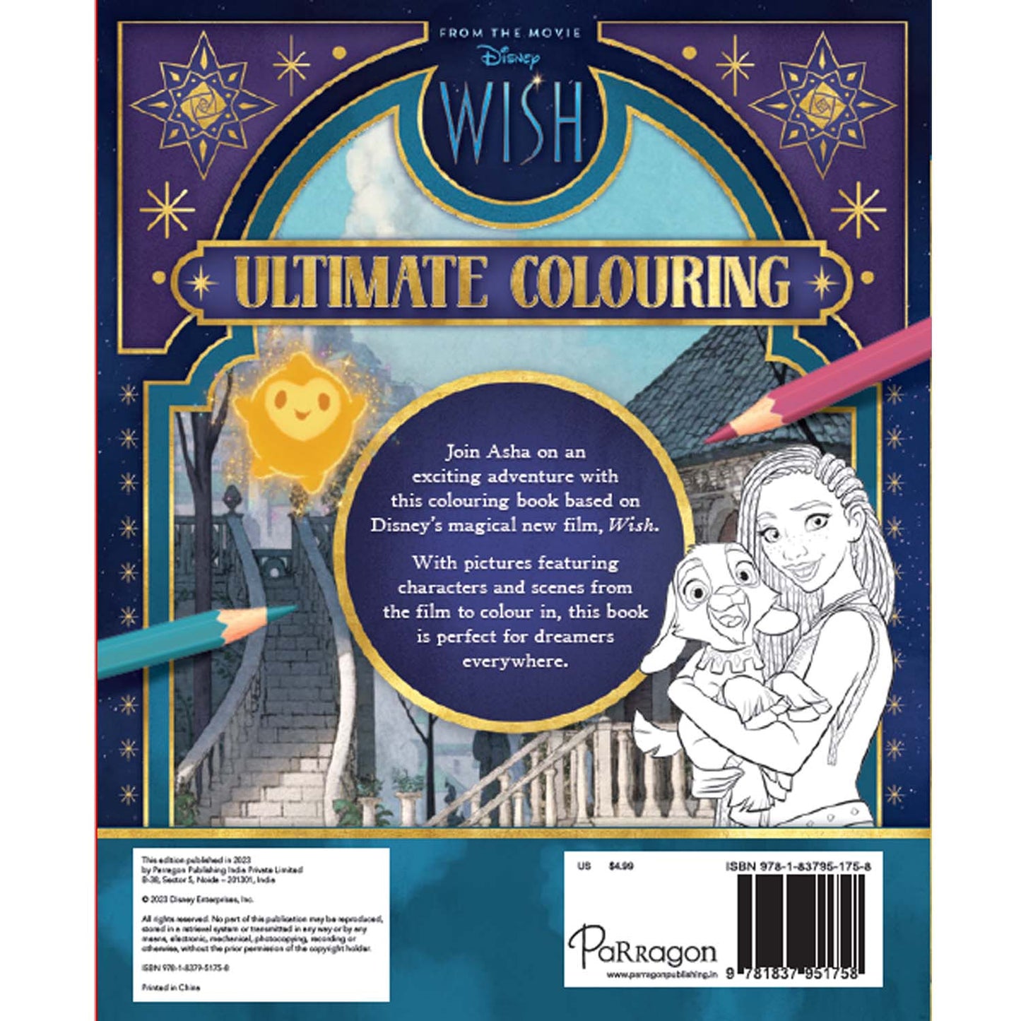 Disney Wish Ultimate colouring Book | Disney New Movie Wish | Coloring books