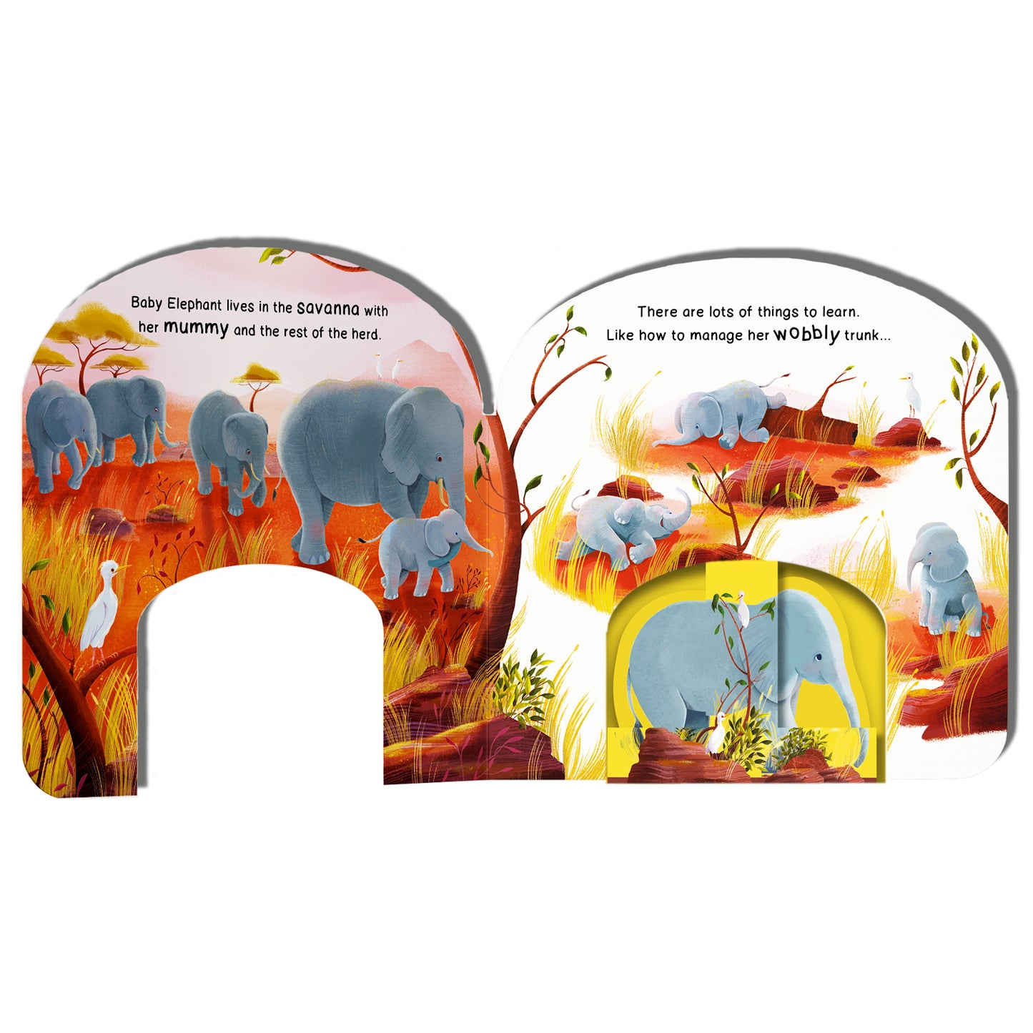 Baby Elephant's Big Day | Books with toy | Board books for kids