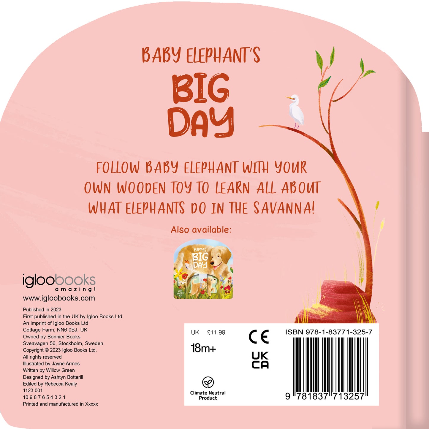 Baby Elephant's Big Day | Books with toy | Board books for kids