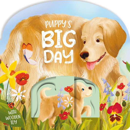 Puppy's Big Day | Books with toy | Board books for kids
