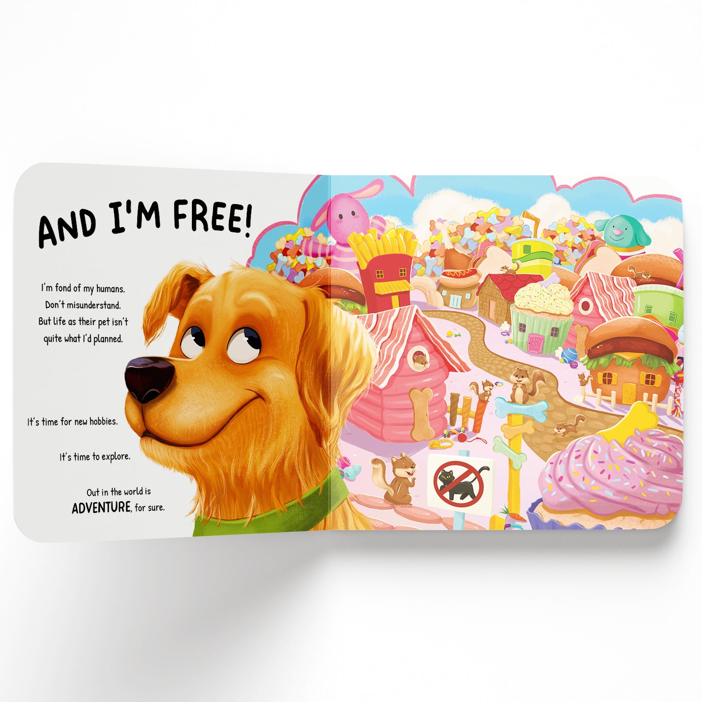 Dog's Day Off | Cased Storybooks for Kids | Board books for children