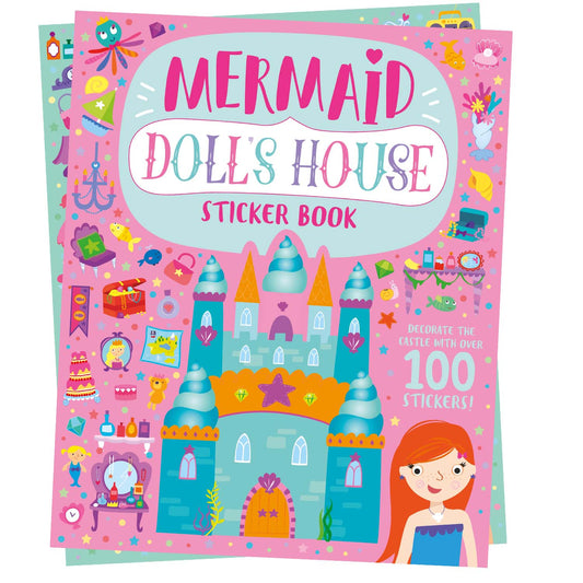 Doll’s House: Mermaid Doll’s House Sticker Book | Underwater Sticker & Activity Book for Kids | Create & Decorate a Magical Mermaid-Themed Dollhouse| For Age 4-6|