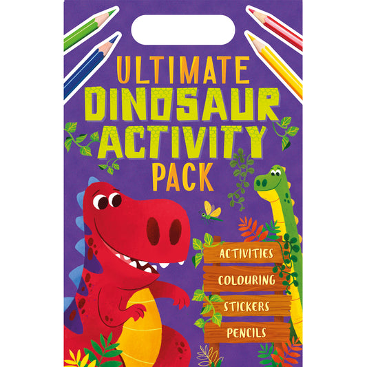 Ultimate Dinosaur Activity Pack With Activities, Colouring, Stickers, Pencils Parragon