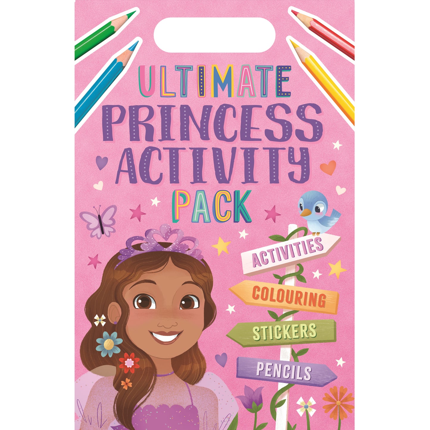 Ultimate Princess Activity Pack With Activities, Colouring, Stickers & Pencils [Hardcover] Parragon