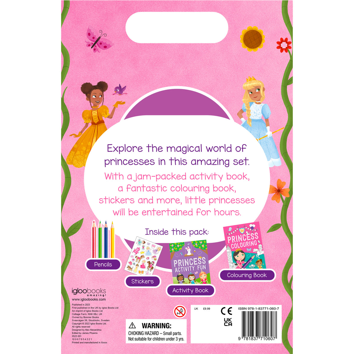 Ultimate Princess Activity Pack With Activities, Colouring, Stickers & Pencils [Hardcover] Parragon