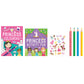 Ultimate Princess Activity Pack With Activities, Colouring, Stickers & Pencils [Hardcover] Parragon