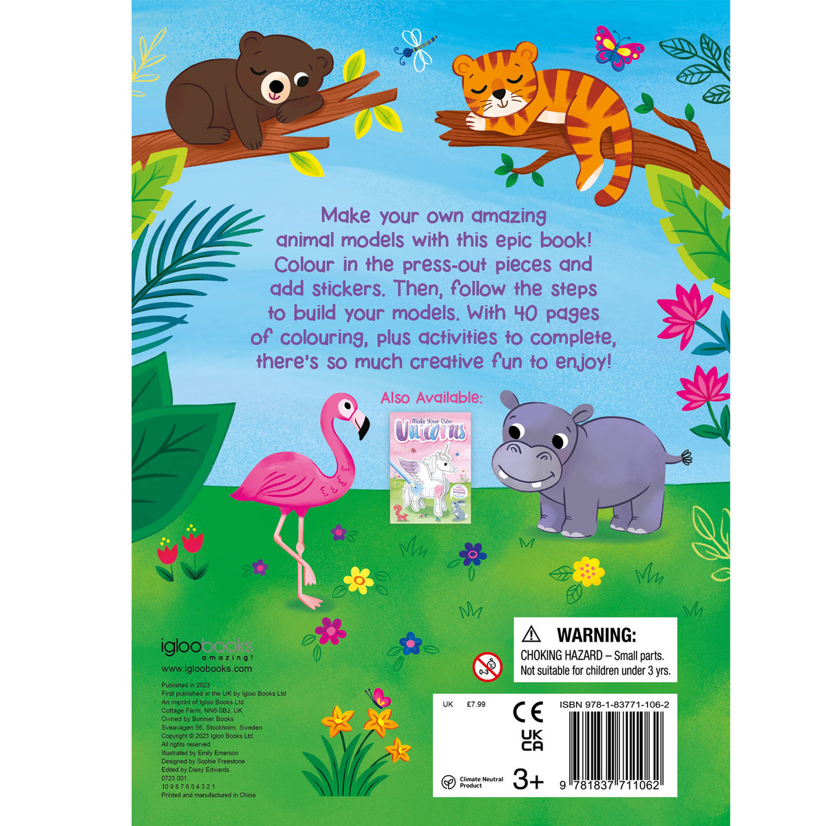 Make Your Own Animals with Models, Colouring, Activities and Stickers Book Parragon