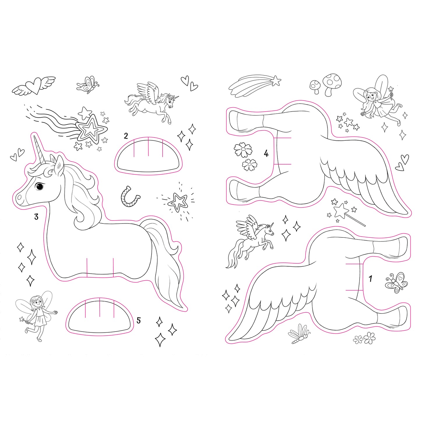 Make Your Own Unicorns with Models, Colouring, Activities and Stickers Book Parragon