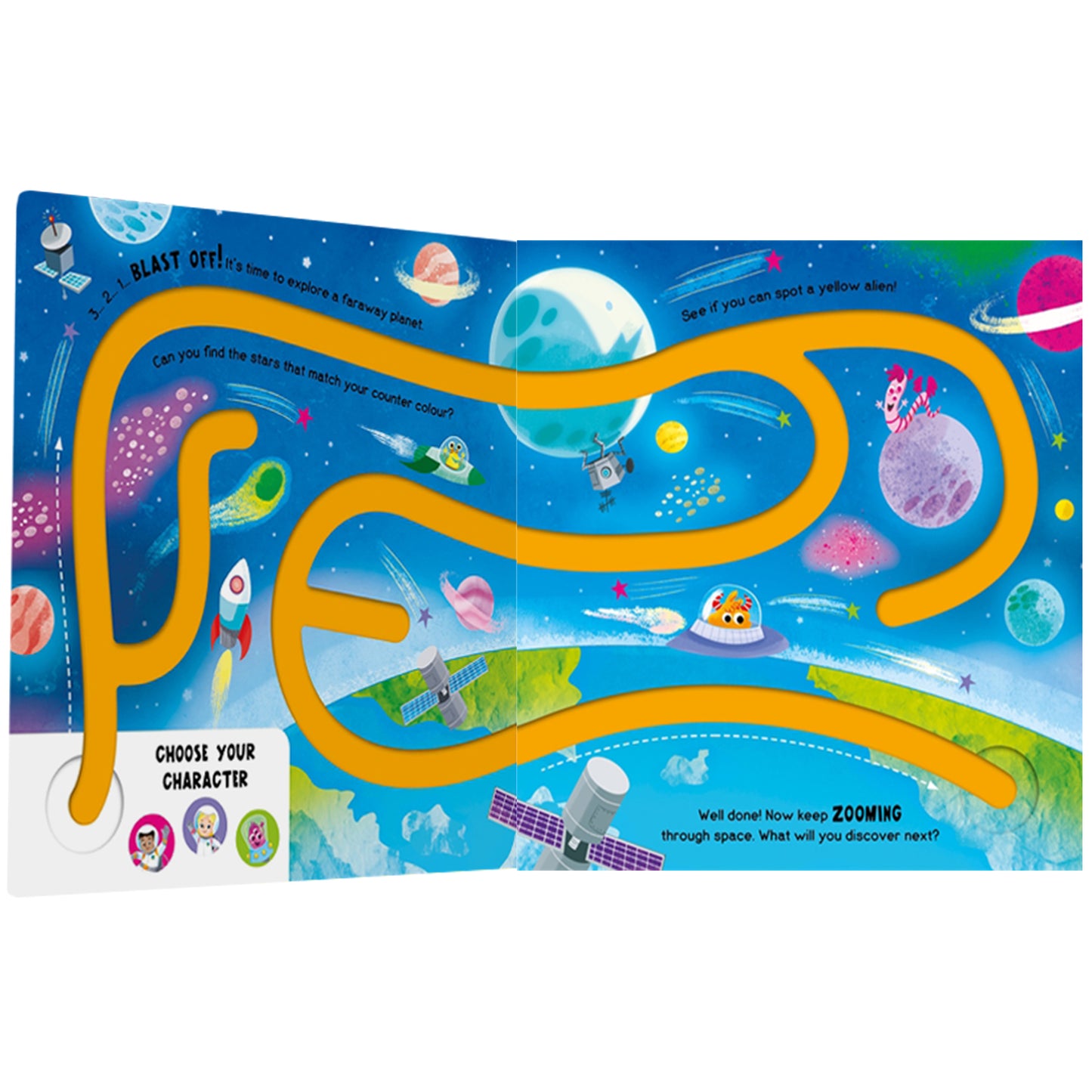 Space Maze Explorer (A-Maze Boards) Igloo Books