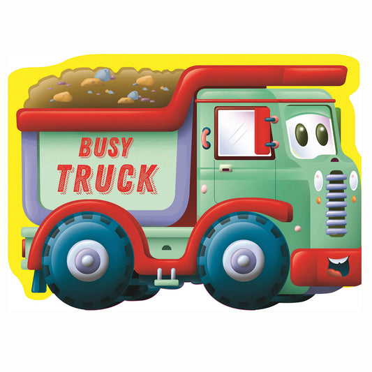 Busy Truck: Shaped book