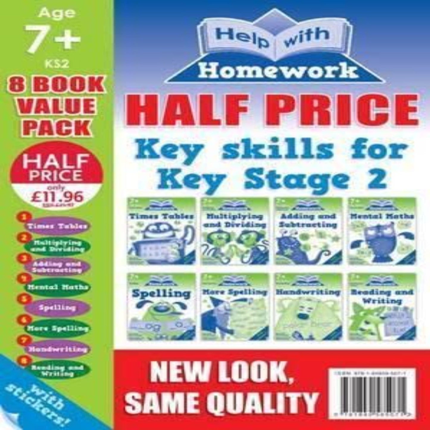 Help with Homework Half Price Key Skills for Key Stage 2, 7+ Years