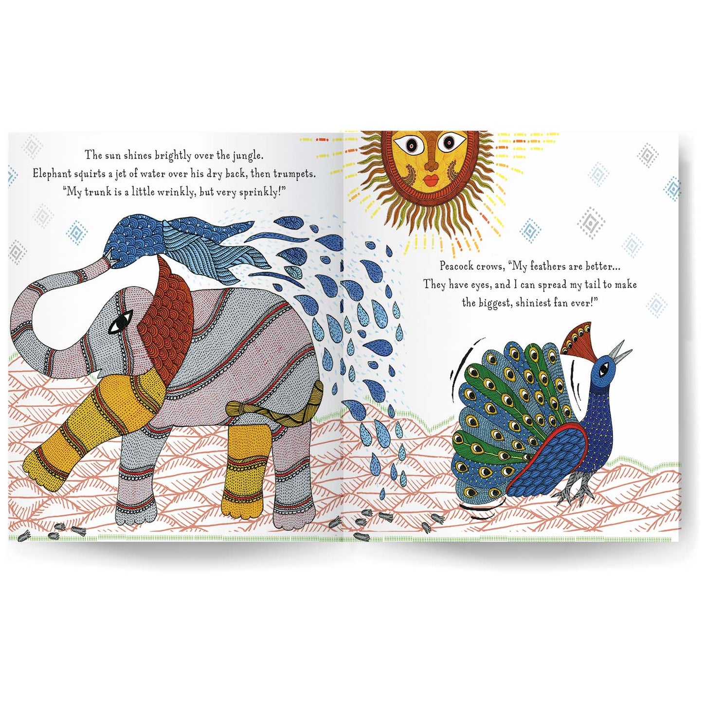 The Peacock who talked too much | Storyseeker | Toran Press | Picture Book | Gond tribal art | Children's Storybook | Books for kids