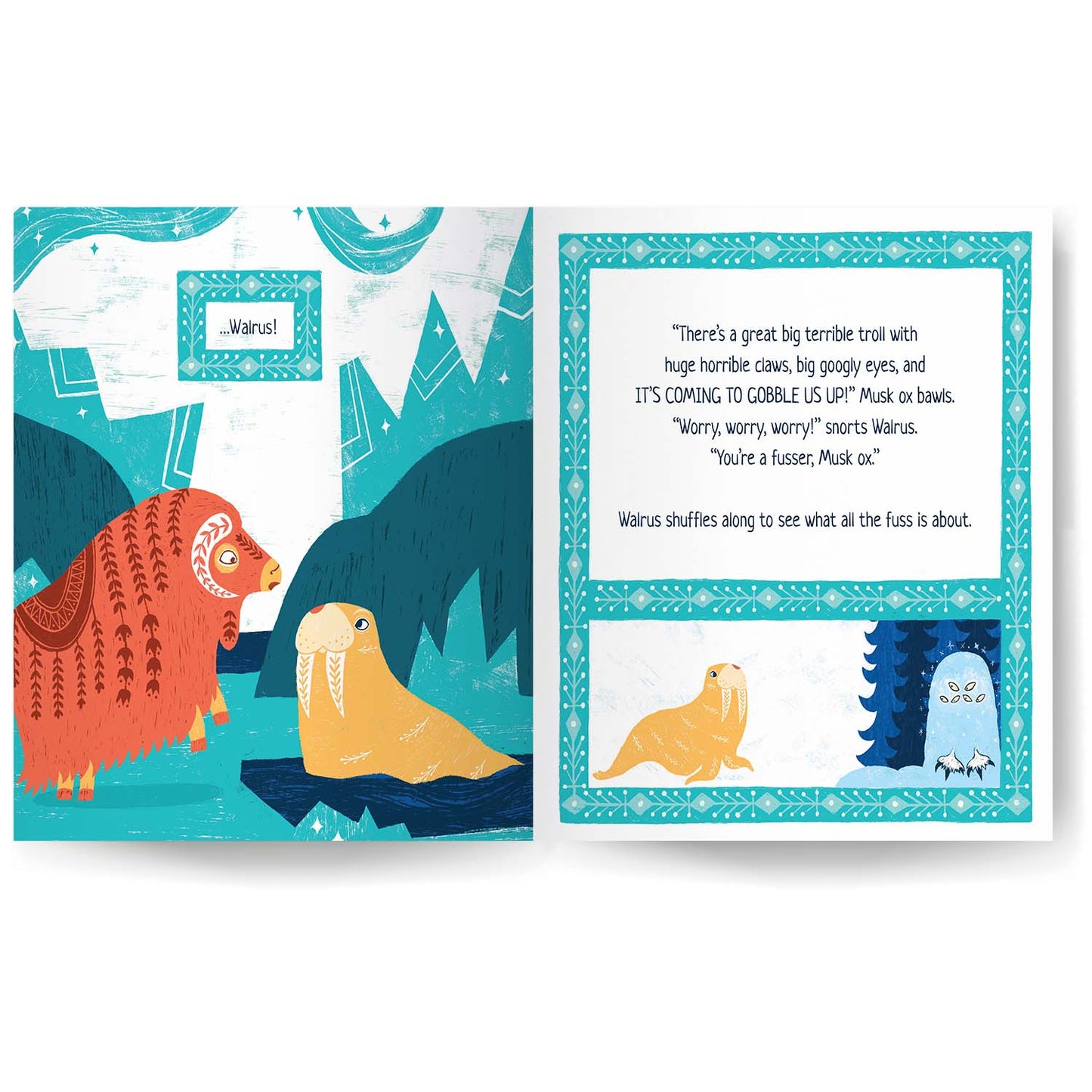 The Great Big Terrible Troll | Storyseeker | Toran Press | Picture Book | Nordic folk art | Children's Storybook | Books for kids