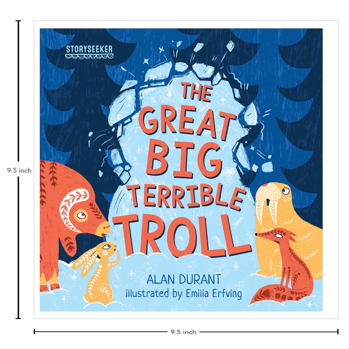The Great Big Terrible Troll | Storyseeker | Toran Press | Picture Book | Nordic folk art | Children's Storybook | Books for kids