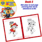 PAW Patrol Puptacular Story & Colouring Set (Set of 3 Books) [Paperback] Parragon