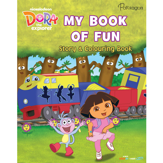 Dora the Explorer My Book of Fun Story & Colouring Book