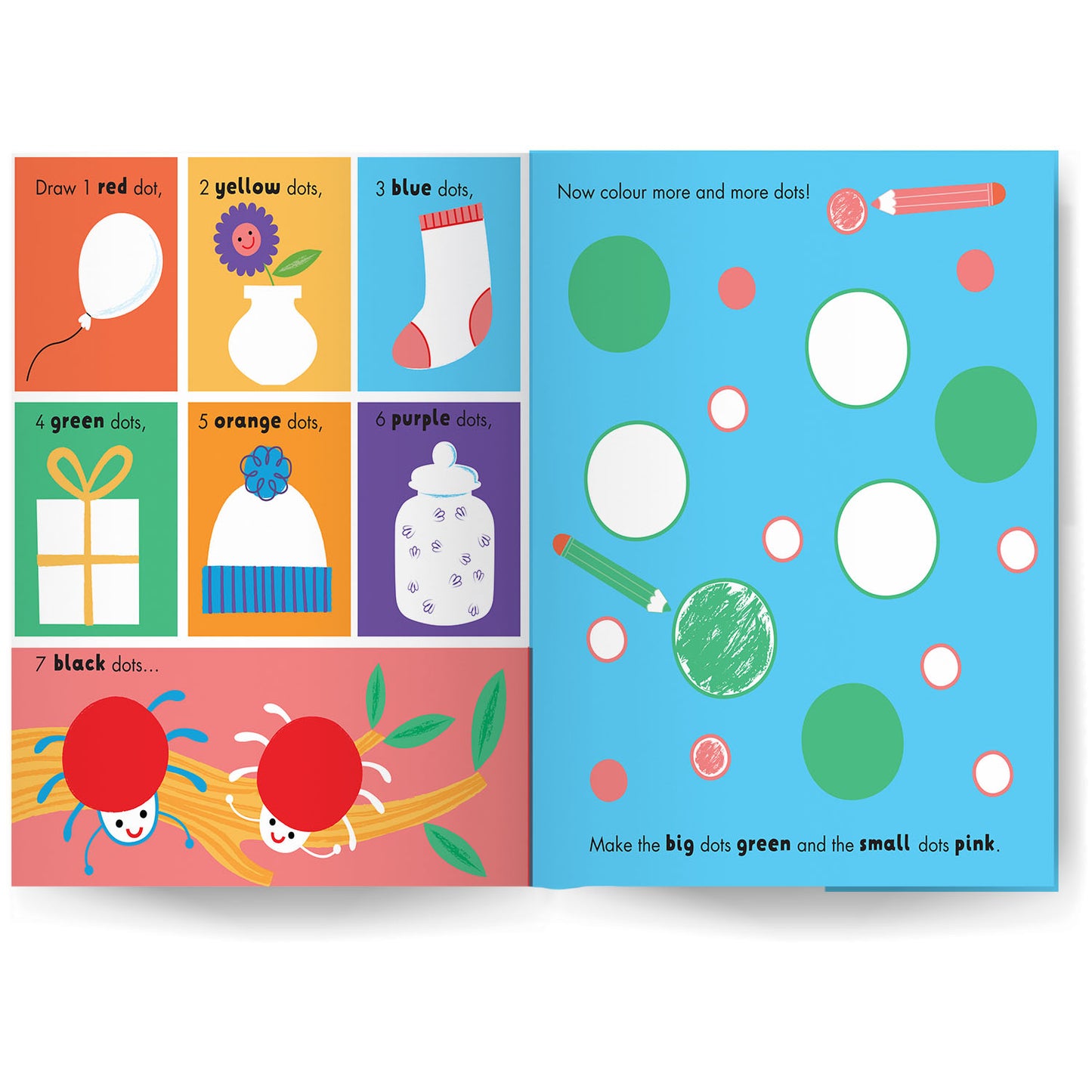 Start Little Learn Big: Red, Yellow, Blue | A Book of Colours | For 4 to 6 Year Old Kids