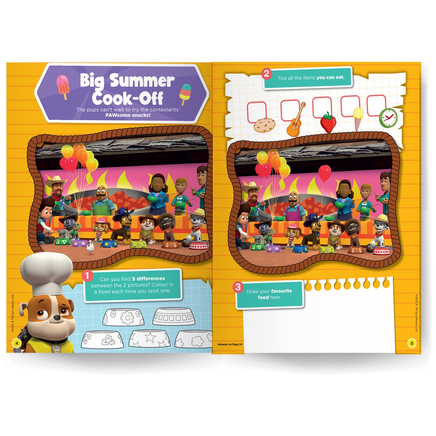 Nickelodeon PAW Patrol: 4-in-1 Activity Book Puzzles, Coloring, Games, and More for Kids Ages 4 to 6