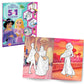 Disney 5-in-1 The Lion King and Princess Pack of 2 Colouring Books | Stickers, Colouring and Activities for Kids 4 to 6 Year olds