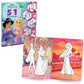Disney Princess 5-in-1 Colouring and Disney Classics Sticker Book (Pack of 2 Books) | Stickers, Colouring and Activities for 5 to 8 Year Old Kids