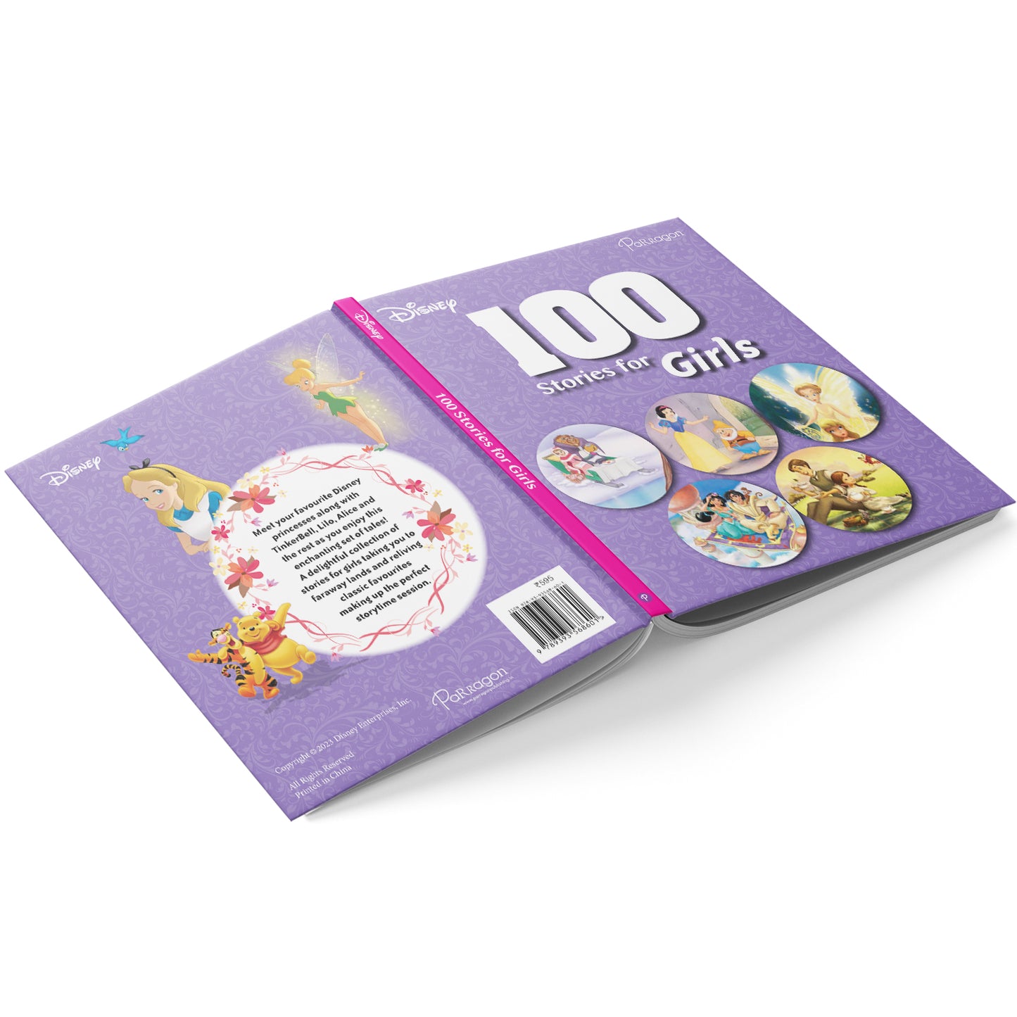 Disney 100 Stories For Girls By Parragon Books