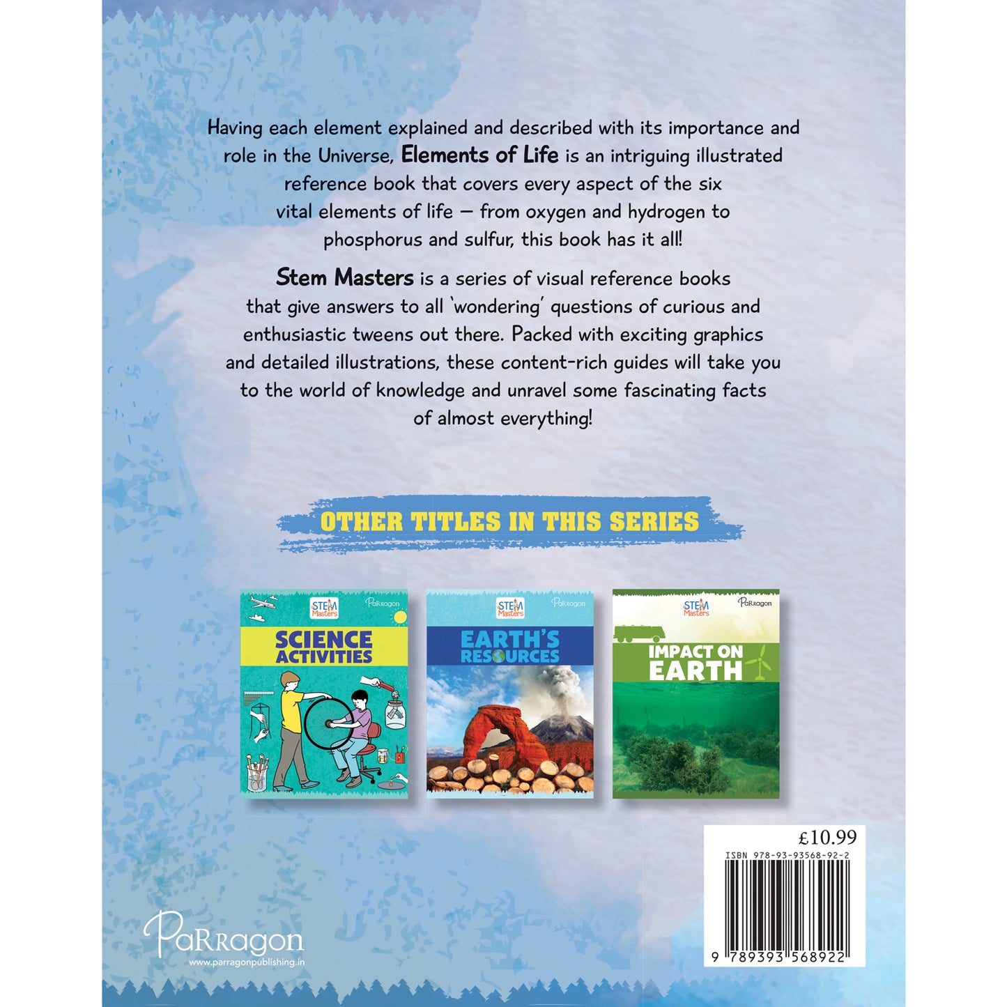 STEM Masters: Elements of Life | Reference Book for Kids | Encylopedia for Ages 7+
