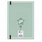 Gin A5 Flexi-Bound Ruled Notebook | 176 Sheets Ruled White Paper | Printed Page Edges