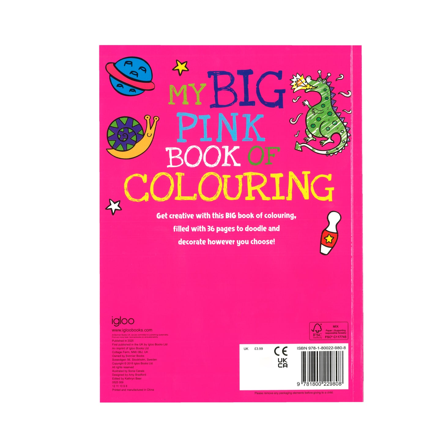 My Big Pink Book of Colouring| My Big Blue Book of Colouring | Colouring Book | Colouring Book for Kids | Creative Activities | Fine Motor Skills | Preschool Learning | Drawing Fun