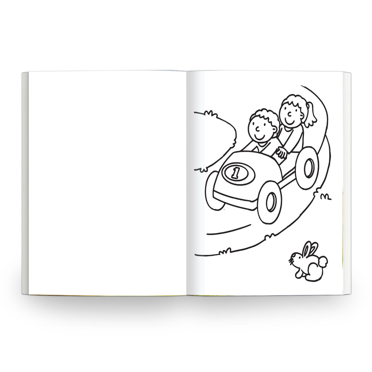 My Bright Blue Book of Colouring |For Kids 3–6 Years | 32 Large and Simple Pictures to Colour