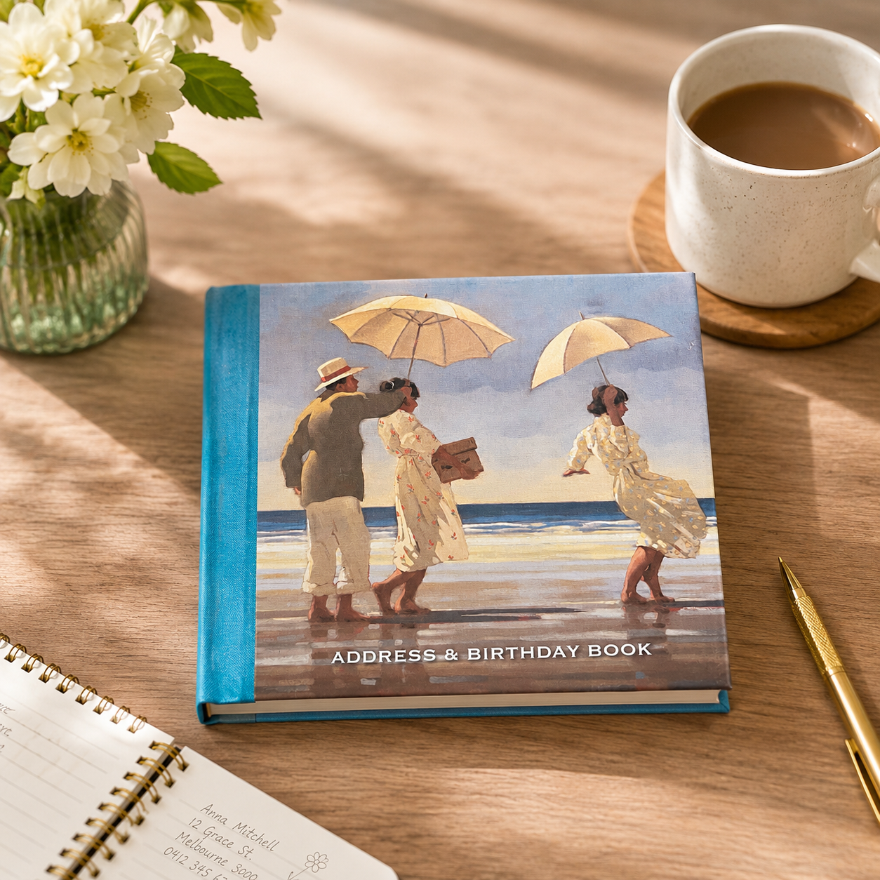Address & Birthday Book | Jack Vettriano "The Picnic Party" Artist Print